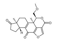 11-desacetoxywortmannin结构式