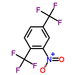 1-硝基-2,5-双(三氟甲基)苯结构式