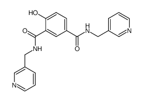 4-hydroxy-N,N'-bis-pyridin-3-ylmethyl-isophthalamide结构式