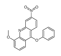 5-methoxy-3-nitro-9-phenoxyacridine结构式