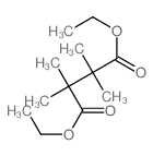 Butanedioic acid,2,2,3,3-tetramethyl-, 1,4-diethyl ester Structure
