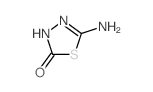 1,3,4-Thiadiazol-2(3H)-one,5-amino-结构式