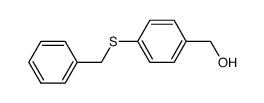(4-(benzylthio)phenyl)methanol Structure