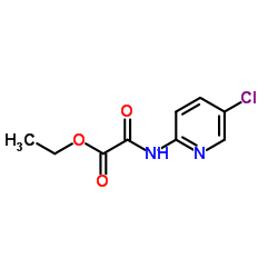 N-(5-氯吡啶-2-基)草胺酸乙酯结构式