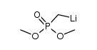 lithium anion of dimethyl methylphosphonate Structure