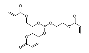 2-[bis(2-prop-2-enoyloxyethoxy)phosphanyloxy]ethyl prop-2-enoate Structure