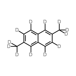 2,6-二甲基萘-D12结构式