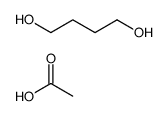acetic acid,butane-1,4-diol Structure