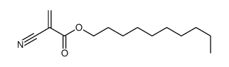 decyl 2-cyanoprop-2-enoate Structure