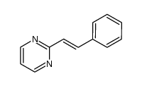 Pyrimidine, 2-[(1E)-2-phenylethenyl]- (9CI) Structure