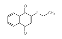 2-ethylsulfanylnaphthalene-1,4-dione结构式