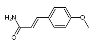(2E)-3-(4-methoxyphenyl)acrylamide结构式