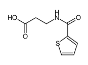 3-[(THIEN-2-YLCARBONYL)AMINO]PROPANOIC ACID Structure