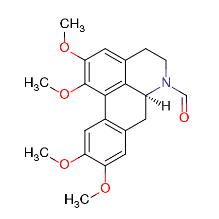 (+)-N-Formylnorglaucine Structure