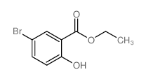 5-溴-2-羟基苯甲酸乙酯结构式