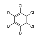 1,2,3-三氯苯-D3结构式