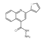 2-噻吩-2-喹啉-4-羧酸肼结构式
