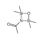 1-(2,2,4,4-tetramethyl-1,3,2,4-oxazadisiletidin-3-yl)ethanone Structure