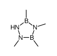 1,3,4,5-tetramethyl-1,2,4,3,5-triazadiborolidine Structure