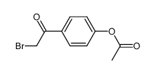 4-(2-Bromoacetyl)phenylacetate Structure