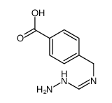4-[(hydrazinylmethylideneamino)methyl]benzoic acid Structure