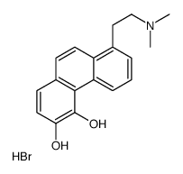 8-[2-(dimethylamino)ethyl]phenanthrene-3,4-diol,hydrobromide Structure