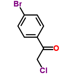 2-chloro-4'-bromoacetophenone Structure