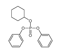 cyclohexyl diphenyl phosphate Structure