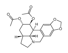 1,2-O,O'-diacetyl-α-dihydrolycorine Structure