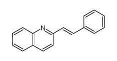 Quinoline,2-(2-phenylethenyl)-结构式