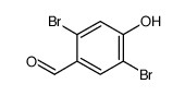 2,5-dibromo-4-hydroxybenzaldehyde结构式