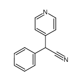 α-(4-pyridyl)phenylacetonitril structure