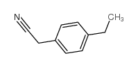 4-乙基苯基乙腈结构式