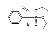 2-bromo-2-diethoxyphosphoryl-2-phenylacetaldehyde Structure