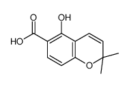 5-hydroxy-2,2-dimethylchromene-6-carboxylic acid Structure
