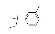 4-(1,1-dimethylpropyl)-1,2-dimethylbenzene Structure