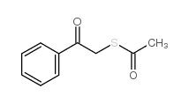2-乙酰基硫代苯乙酮结构式