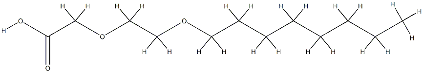 glycolic acid ethoxylate octyl ether, average mn ca. 550 Structure