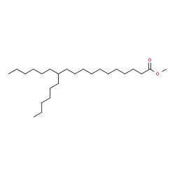 12-Hexyloctadecanoic acid methyl ester结构式