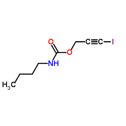 碘丙炔基正丁氨基甲酸酯(IPBC)结构式