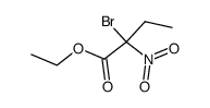 2-bromo-2-nitro-butyric acid ethyl ester Structure