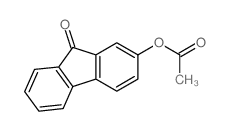 (9-oxofluoren-2-yl) acetate Structure