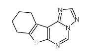 8,9,10,11-tetrahydro-benzo[4,5]thieno[3,2-e][1,2,4]triazolo[1,5-c]pyrimidine Structure