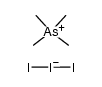 tetramethyl-arsonium, triiodide结构式