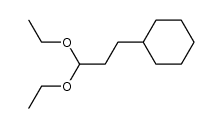 3-cyclohexyl-propionaldehyde diethylacetal Structure