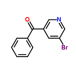 (5-溴吡啶-3-基)(苯基)甲酮结构式