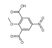 2-methoxy-3,5-dinitrobenzoic acid Structure