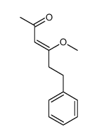 4-methoxy-6-phenylhex-3-en-2-one结构式