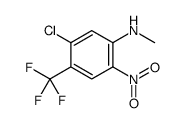 5-chloro-N-methyl-2-nitro-4-(trifluoromethyl)aniline结构式