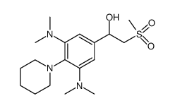 1-(3,5-Bis-dimethylamino-4-piperidin-1-yl-phenyl)-2-methanesulfonyl-ethanol Structure